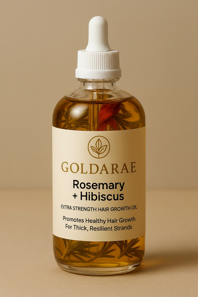 Rosemary + Hibiscus Extra Strength Hair Growth Oil