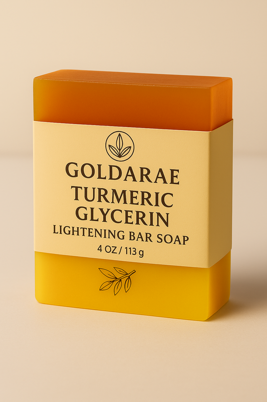 Goldarae Turmeric Glycerin Lightening Bar Soap